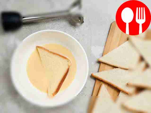 Do the impregnation. Break the chicken eggs...