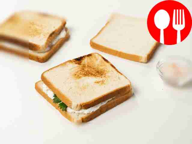 Form toasts. Carefully place the curd filling...