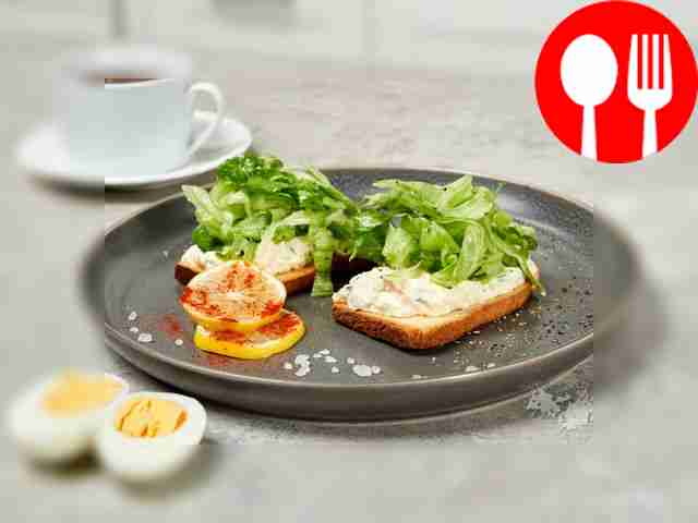 Тост с майонезом