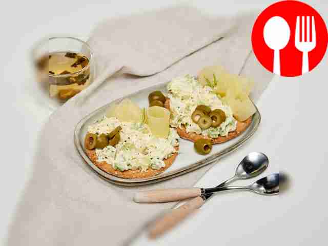 Тост на хлебцах