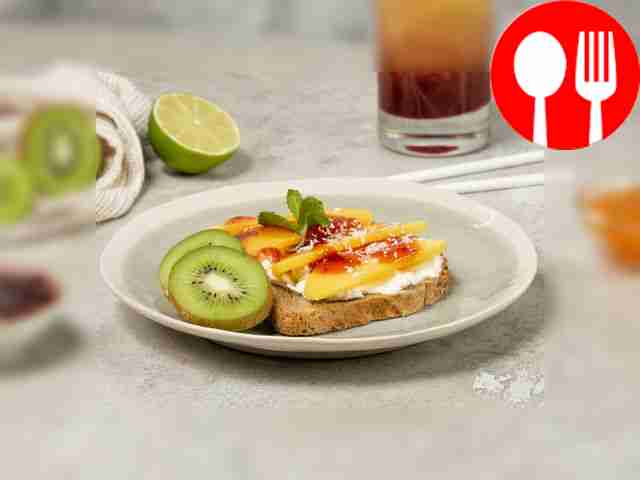 Тост с манго