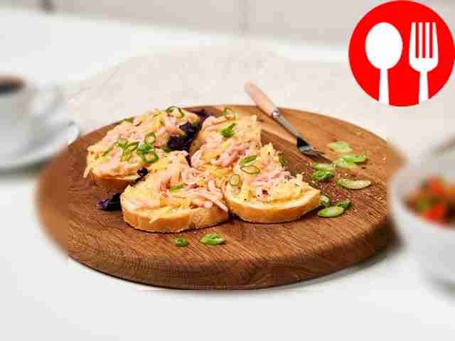 Тост с картошкой