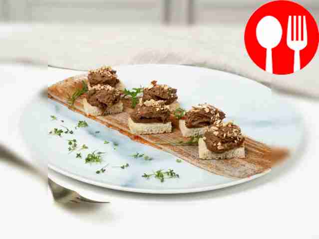 Тост с печенью индейки