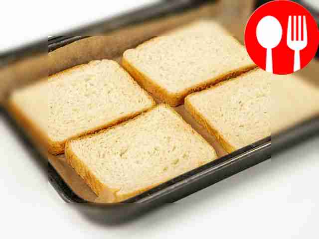 Toast the bread. Place bread on prepared...