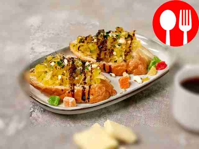 Тост с сушеным манго