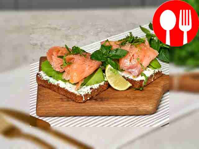 Toast with rye bread