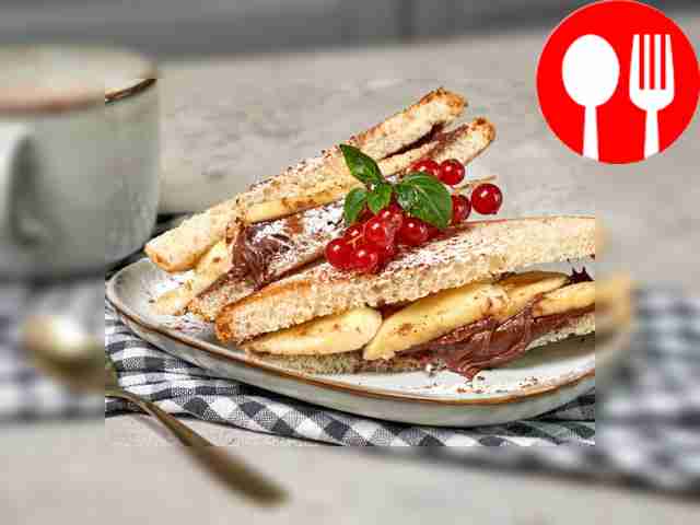 Тост с нутеллой