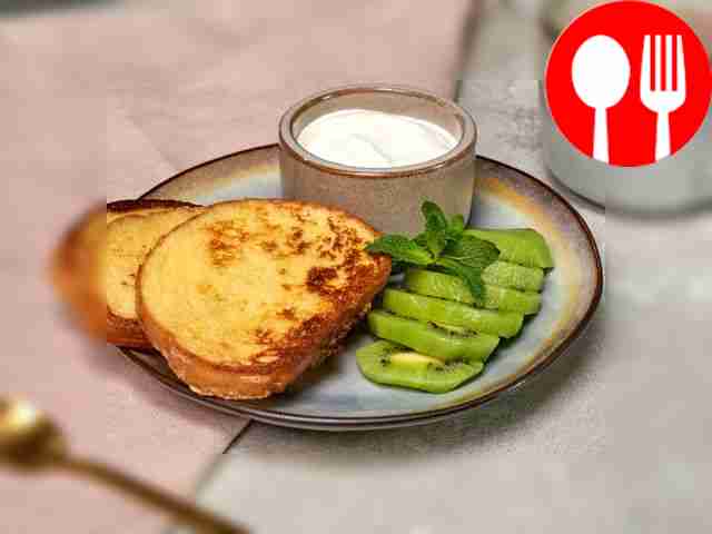 Тост с натуральным йогуртом