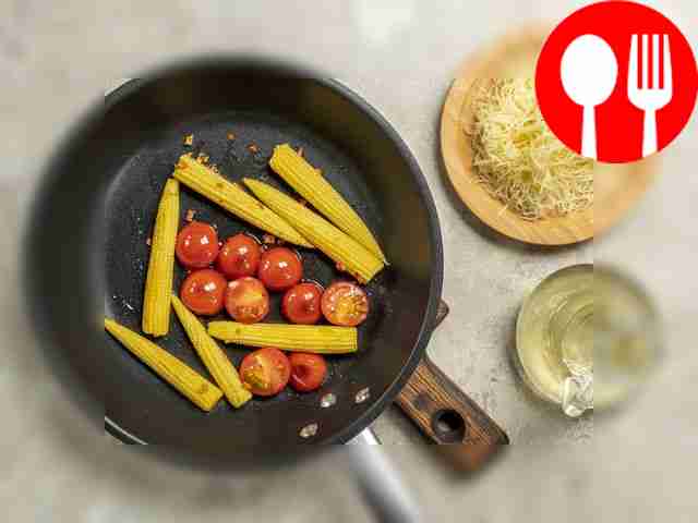 Fry the corn. Heat vegetable oil in a frying...