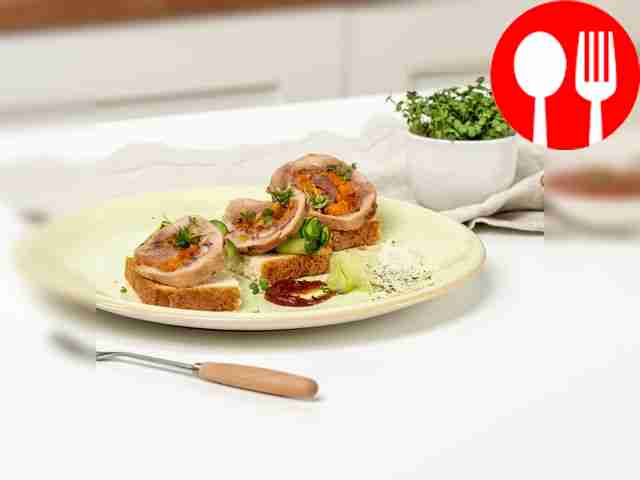 Тост с голенью индейки