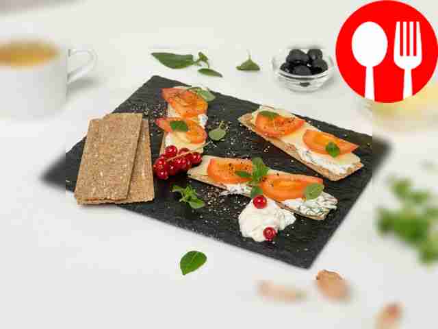 Тост с ржаными хлебцами