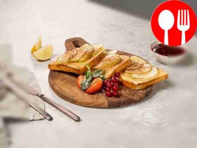 Toast with emmental cheese