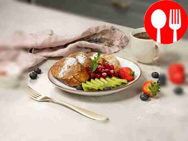 Тост с гречишным медом