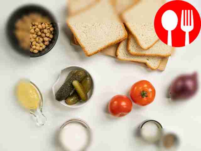 Cut the bread into slices. Open a can of...