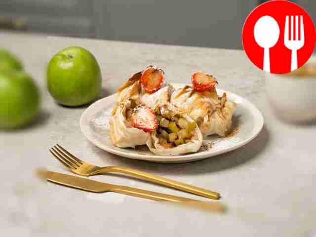 Фило с яблоками