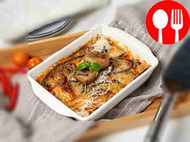 Moussaka with mushrooms