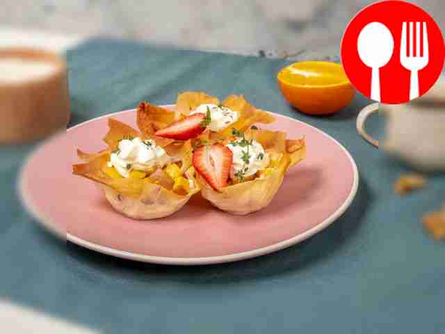 Фило с персиками