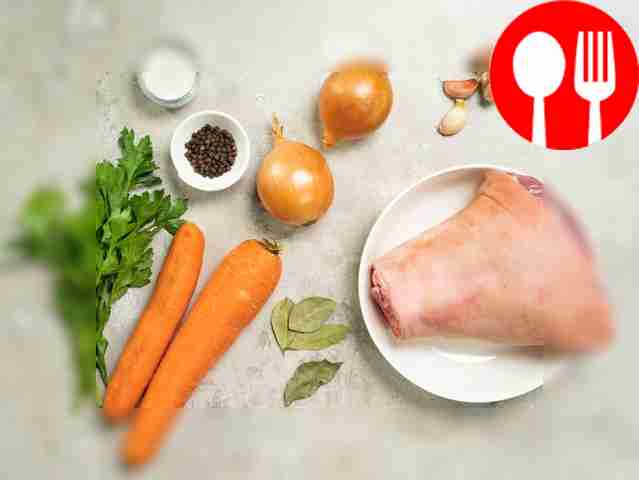 Промойте рульку под проточной водой. Вымойте...