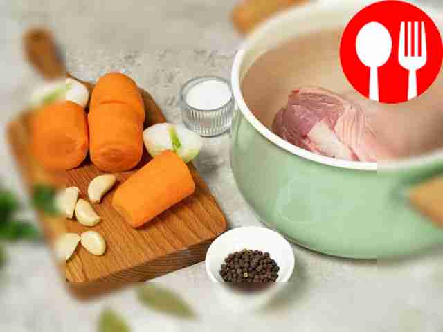 Подготовьте ингредиенты. Поместите рульку в...