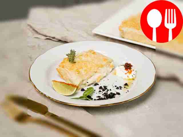 Filo with minced chicken