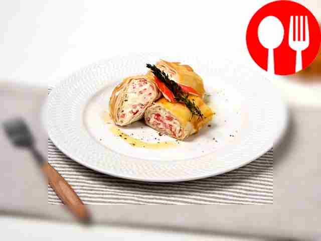 Фило с крабовыми палочками