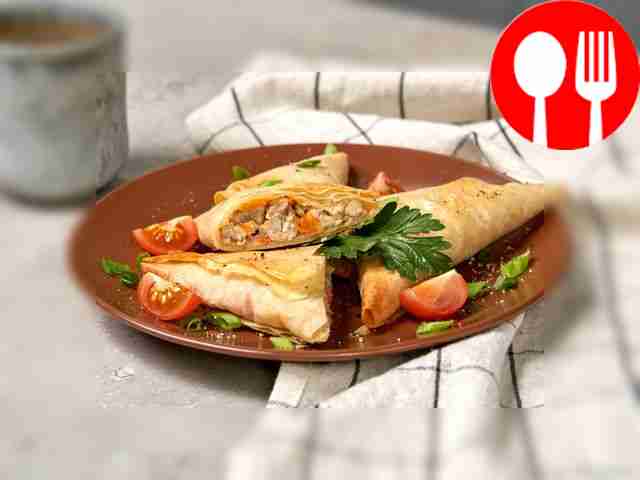 Фило с куриным бедром