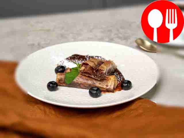 Фило с молочным шоколадом