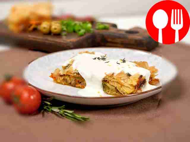 Фило с брюссельской капустой