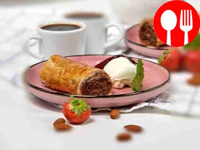 Фило с темным шоколадом