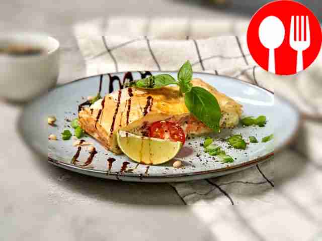 Фило с филе лосося