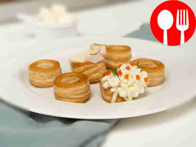 Волованы из слоеного дрожжевого теста Vol-au-vents made from puff pastry