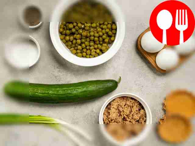 Wash the cucumber and chop finely. Wash the...