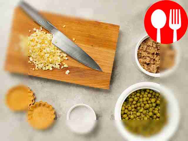 Boil eggs for salad. Place the pan on high...