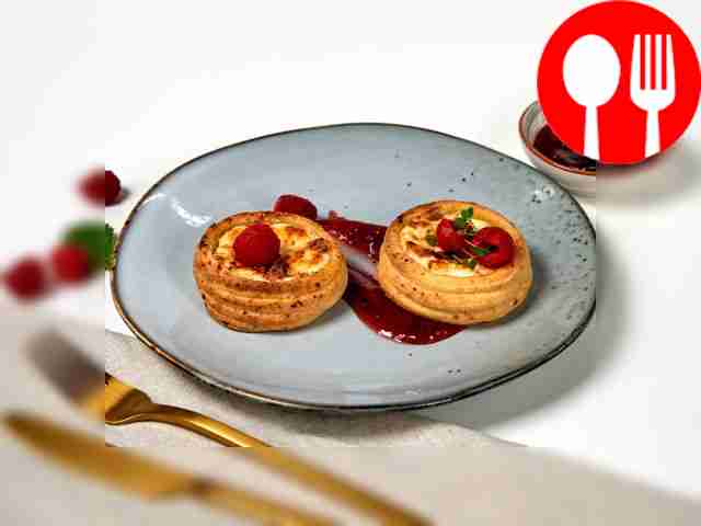 Волованы с творожной начинкой