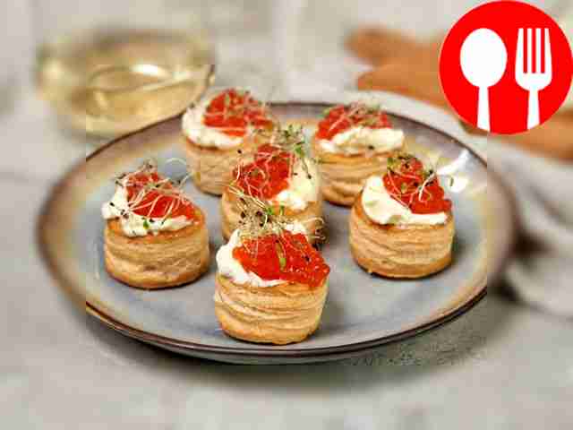 Волован из слоеного теста