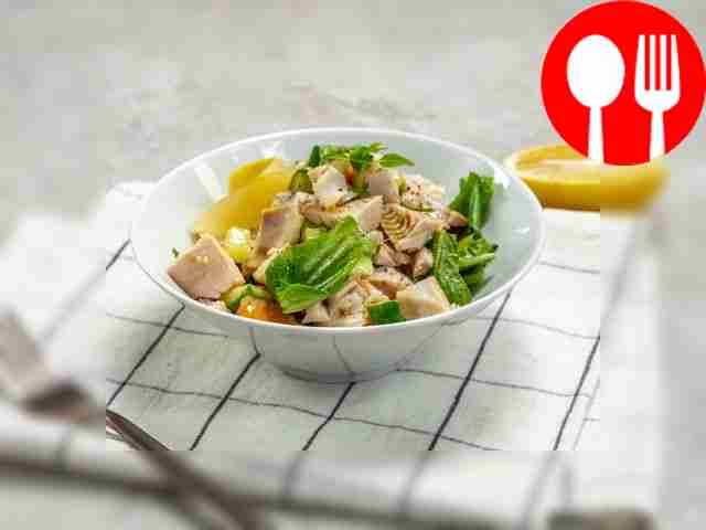 Рыбный салат с щукой