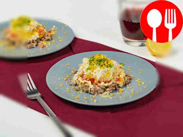 Fish salad is quick and tasty