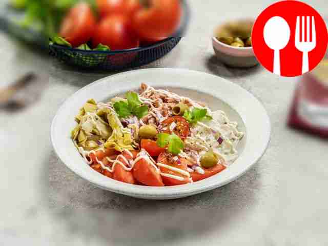 Fish salad with tuna