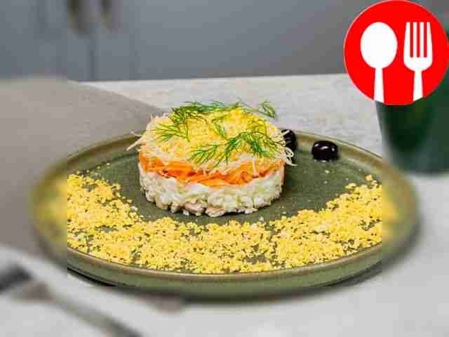 Салат «Нежность» в пикантной заправке