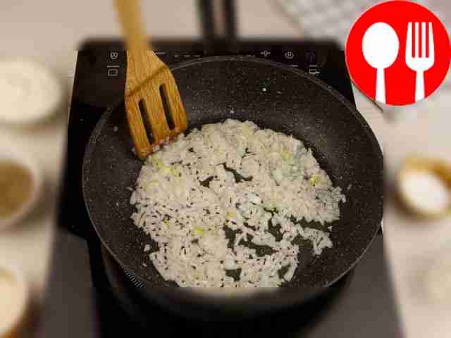 Heat a frying pan with sunflower oil. Fry the...