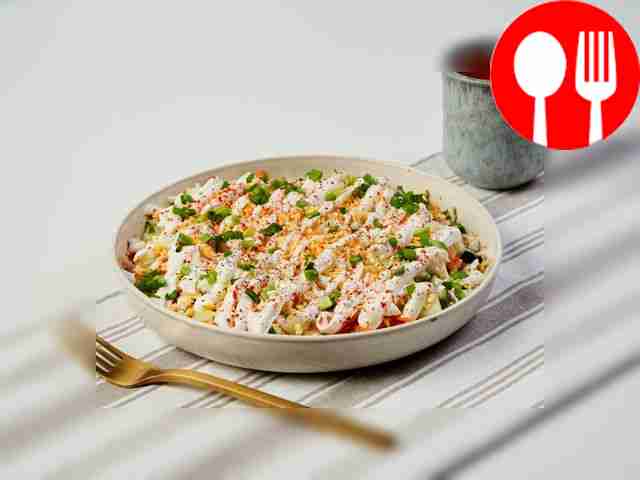 Салат «Нежность» с огурцом и яйцом Salad “Tenderness” with cucumber and egg