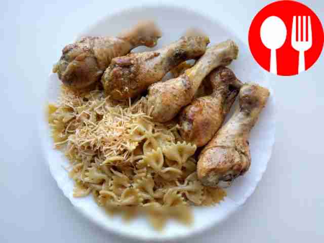 Fragrant pasta with chicken