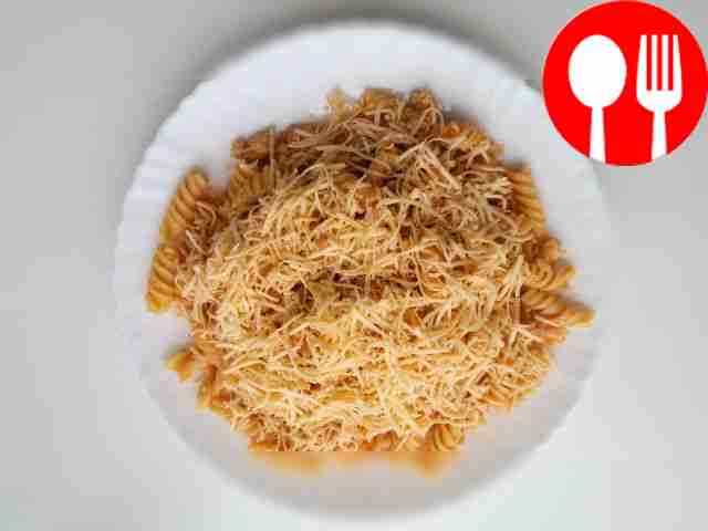 Ароматные макароны с мясным фаршем