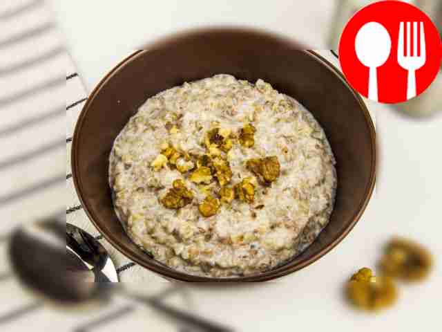 Гречка с кефиром