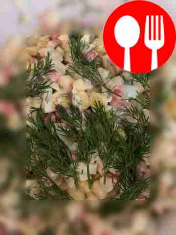 Beautiful crab salad