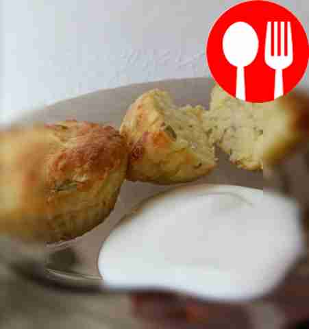 Кабачково-творожные кексы