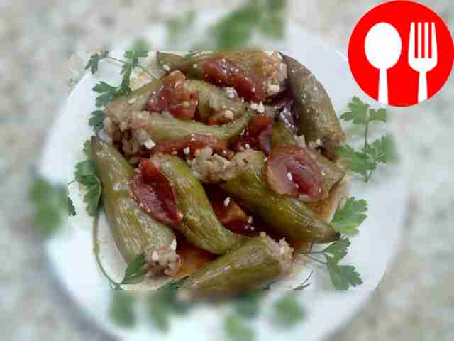 Циклантера, фаршированная рисом