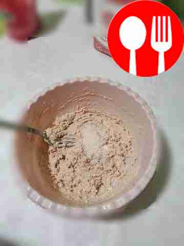 Mash the cottage cheese with a fork until...