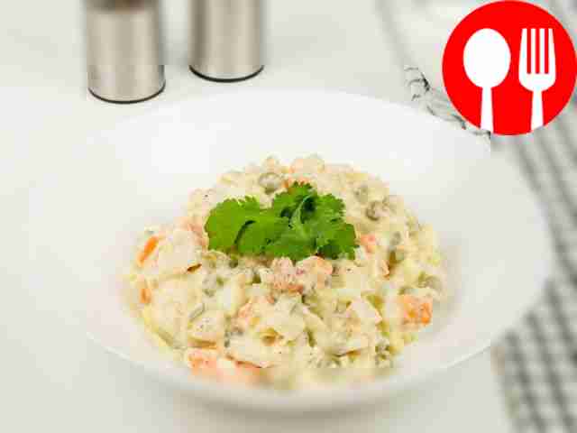 Диетический оливье