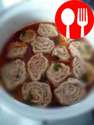 «Розы» из мяса или ленивые пельмени Meat “roses” or lazy dumplings